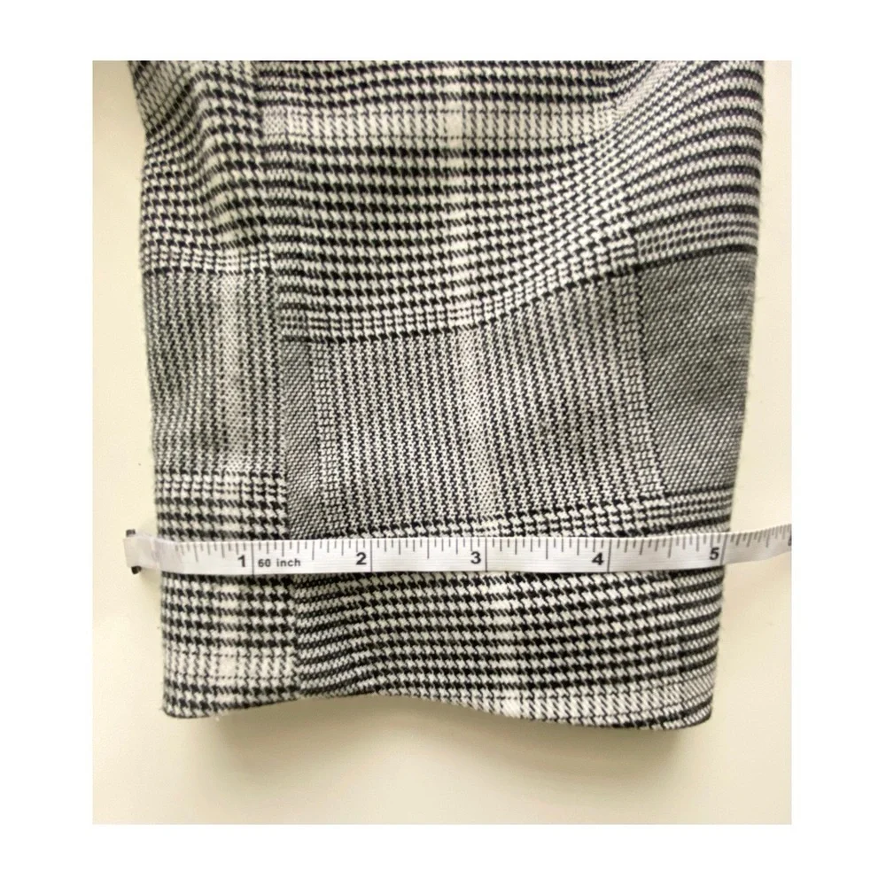Topman Mens Double Breasted Jacket Blazer Sz 40R Gray Plaid - Picture 12 of 12
